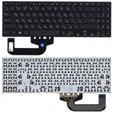 Клавиатура для ноутбука Asus VivoBook A507L, A507M, A507U, F507L, F507M, F507U, R507A, R507L, R507U, R507V, R523L, R523M, R523U, X507L, X507M, X507U Чёрная, без рамки