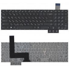 Клавиатура для ноутбука Asus ROG G750, G750J, G750JC, G750JG, G750JH, G750JM, G750JS, G750JW, G750JX, G750JZ Чёрная, без рамки