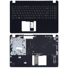 Клавиатура + топ-панель для ноутбука Acer Asipre A315-42, A315-42G, A315-54, A315-54G Черная