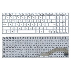 Клавиатура для ноутбука Asus VivoBook A540, A543, D540, D543, F540, F543, K540, K543, R540, R543, X540, X543 белая, без рамки