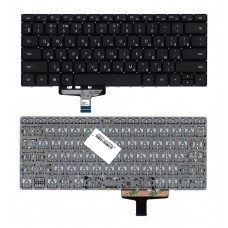 Клавиатура для ноутбука Huawei MateBook 13 черная, без рамки