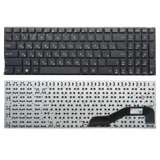 Клавиатура для ноутбука Asus X540, F540, K540, R540 Черная, без рамки