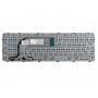 Клавиатура для ноутбука HP Pavilion 17-e Чёрная, с рамкой