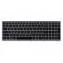 Клавиатура для ноутбука Lenovo IdeaPad P500, Z500 Черная, серая рамка
