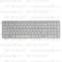 Клавиатура для ноутбука HP 15-d007 Белая, с рамкой