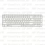 Клавиатура для ноутбука HP Pavilion G6-2011 Белая, с рамкой