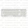 Клавиатура для ноутбука HP Pavilion G6-2013 Белая, с рамкой