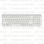 Клавиатура для ноутбука HP Pavilion G6-2055sr Белая, с рамкой