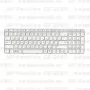 Клавиатура для ноутбука HP Pavilion G6-2060 Белая, с рамкой