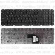 Клавиатура для ноутбука HP Pavilion G6-2020 Черная, без рамки