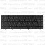 Клавиатура для ноутбука HP Pavilion DV6-3142 Чёрная, с рамкой