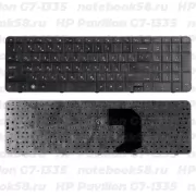 Клавиатура для ноутбука HP Pavilion G7-1335 Черная