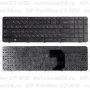 Клавиатура для ноутбука HP Pavilion G7-1012 Черная