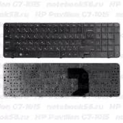 Клавиатура для ноутбука HP Pavilion G7-1015 Черная