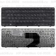 Клавиатура для ноутбука HP Pavilion G6-1005 Черная