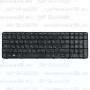 Клавиатура для ноутбука HP 15-d029 Черная, с рамкой
