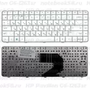 Клавиатура для ноутбука HP Pavilion G6-1263sr Белая
