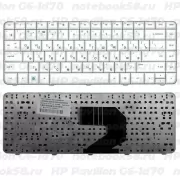 Клавиатура для ноутбука HP Pavilion G6-1d70 Белая