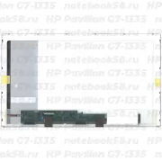 Матрица для ноутбука HP Pavilion G7-1335 (1600x900 HD+) TN, 40pin, Глянцевая