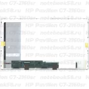 Матрица для ноутбука HP Pavilion G7-2160sr (1600x900 HD+) TN, 40pin, Глянцевая