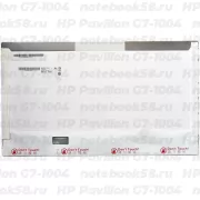 Матрица для ноутбука HP Pavilion G7-1004 (1600x900 HD+) TN, 40pin, Глянцевая