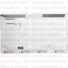 Матрица для ноутбука HP Pavilion G7-1006 (1600x900 HD+) TN, 40pin, Глянцевая
