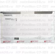 Матрица для ноутбука HP Pavilion G7-1131 (1600x900 HD+) TN, 40pin, Глянцевая
