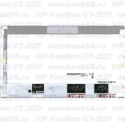 Матрица для ноутбука HP Pavilion G7-2127 (1600x900 HD+) TN, 40pin, Матовая