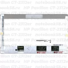 Матрица для ноутбука HP Pavilion G7-2312er (1600x900 HD+) TN, 40pin, Матовая