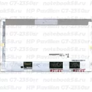 Матрица для ноутбука HP Pavilion G7-2350sr (1600x900 HD+) TN, 40pin, Матовая