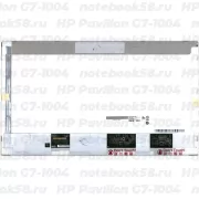 Матрица для ноутбука HP Pavilion G7-1004 (1600x900 HD+) TN, 40pin, Матовая