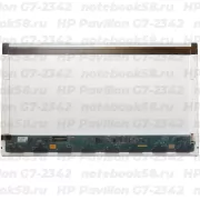 Матрица для ноутбука HP Pavilion G7-2342 (1600x900 HD+) TN, 40pin, Глянцевая
