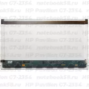 Матрица для ноутбука HP Pavilion G7-2354 (1600x900 HD+) TN, 40pin, Глянцевая