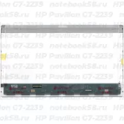 Матрица для ноутбука HP Pavilion G7-2239 (1600x900 HD+) TN, 40pin, Глянцевая