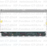 Матрица для ноутбука HP Pavilion G7-2348 (1600x900 HD+) TN, 40pin, Глянцевая