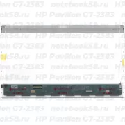 Матрица для ноутбука HP Pavilion G7-2383 (1600x900 HD+) TN, 40pin, Глянцевая