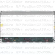 Матрица для ноутбука HP Pavilion G7-1000sr (1600x900 HD+) TN, 40pin, Глянцевая