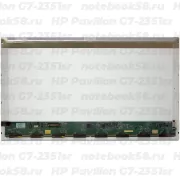 Матрица для ноутбука HP Pavilion G7-2351sr (1600x900 HD+) TN, 40pin, Глянцевая