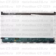 Матрица для ноутбука HP Pavilion G7-1239 (1600x900 HD+) TN, 40pin, Глянцевая