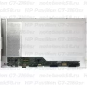 Матрица для ноутбука HP Pavilion G7-2160sr (1600x900 HD+) TN, 40pin, Глянцевая