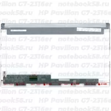 Матрица для ноутбука HP Pavilion G7-2316er (1600x900 HD+) TN, 40pin, Матовая