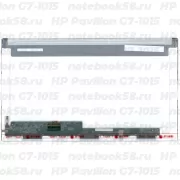 Матрица для ноутбука HP Pavilion G7-1015 (1600x900 HD+) TN, 40pin, Матовая