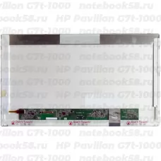 Матрица для ноутбука HP Pavilion G7t-1000 (1600x900 HD+) TN, 40pin, Матовая