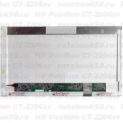 Матрица для ноутбука HP Pavilion G7-2206er (1600x900 HD+) TN, 40pin, Матовая