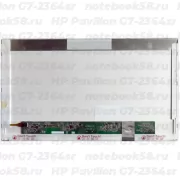 Матрица для ноутбука HP Pavilion G7-2364sr (1600x900 HD+) TN, 40pin, Матовая