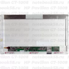 Матрица для ноутбука HP Pavilion G7-1008 (1600x900 HD+) TN, 40pin, Матовая