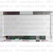Матрица для ноутбука HP Pavilion G7-1131 (1600x900 HD+) TN, 40pin, Матовая