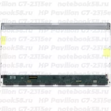 Матрица для ноутбука HP Pavilion G7-2315er (1600x900 HD+) TN, 40pin, Глянцевая