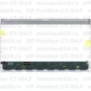 Матрица для ноутбука HP Pavilion G7-1043 (1600x900 HD+) TN, 40pin, Глянцевая