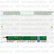 Матрица для ноутбука HP Pavilion G7-1356 (1600x900 HD+) TN, 40pin, Глянцевая